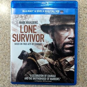 Mark Wahlberg Lone Survivor Blu-ray + DVD - 2 Discs VERY GOOD